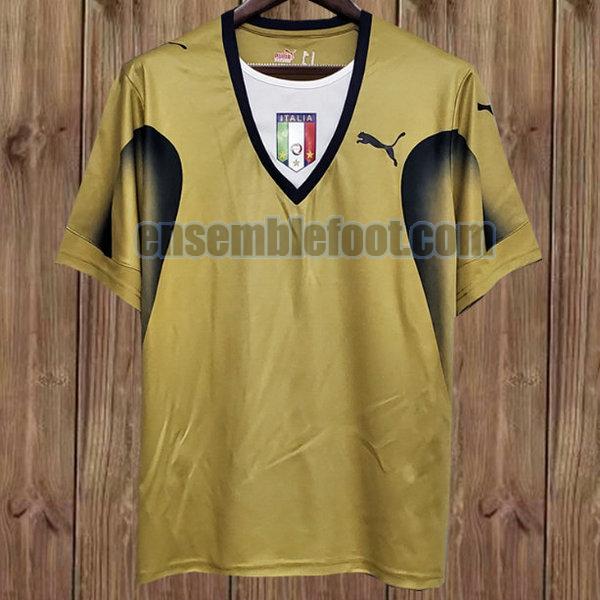 maillots italie 2006 jaune gardien