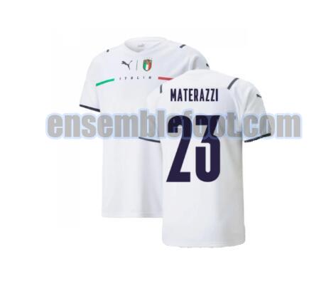 maillots italie 2021-2022 exterieur materazzi 23