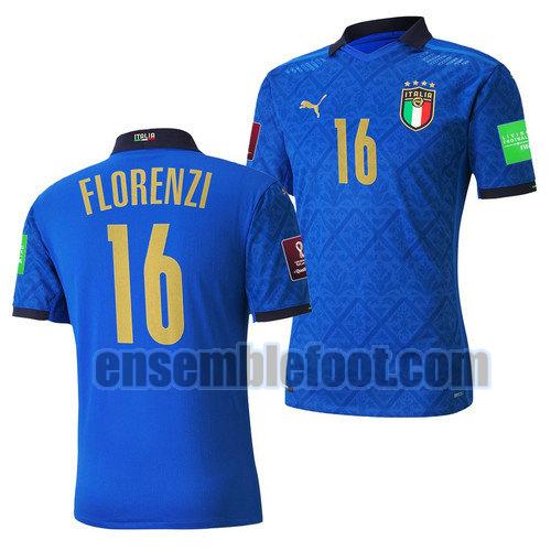 maillots italie 2022 domicile alessandro florenzi 16