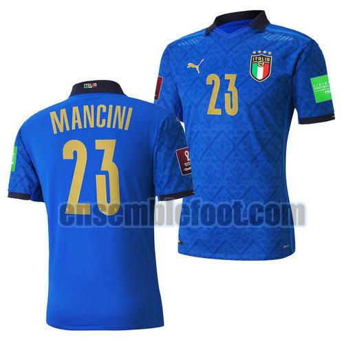 maillots italie 2022 domicile gianluca mancini 23