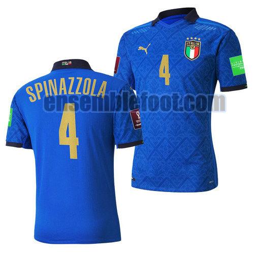 maillots italie 2022 domicile leonardo spinazzola 4