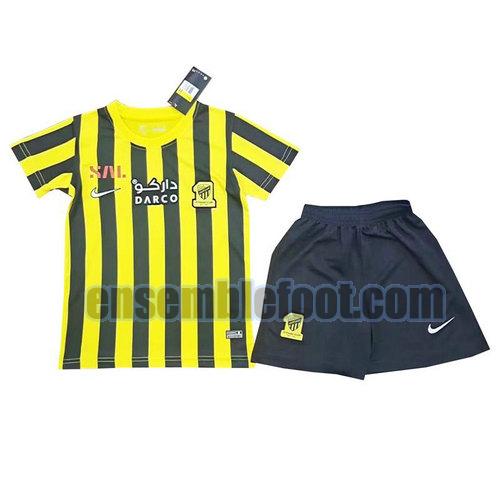 maillots ittihad club 2023-2024 enfant domicile