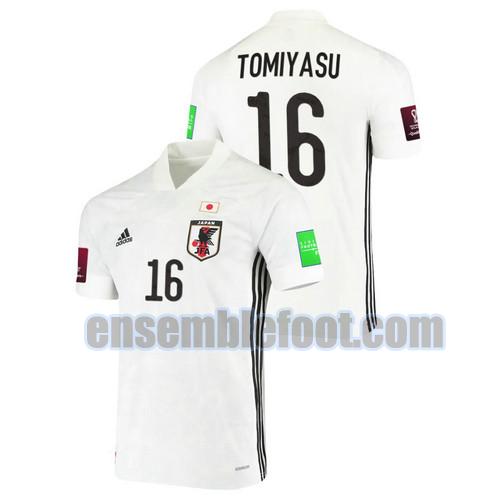 maillots japon 2021-2022 exterieur takehiro tomiyasu 16