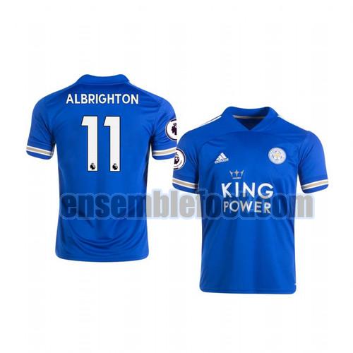 maillots leicester city 2020-2021 domicile marc albrighton 11