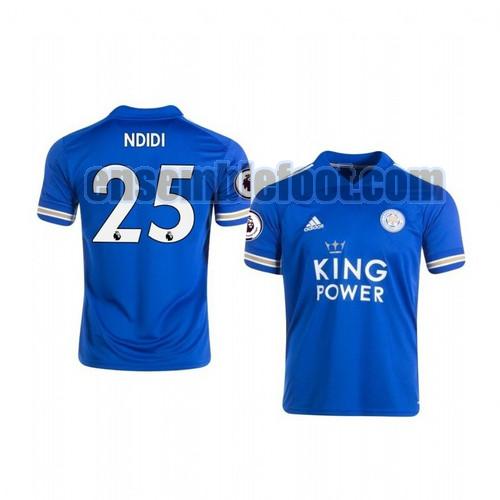 maillots leicester city 2020-2021 domicile wilfred ndidi 25