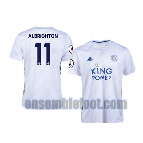 maillots leicester city 2020-2021 exterieur marc albrighton 11