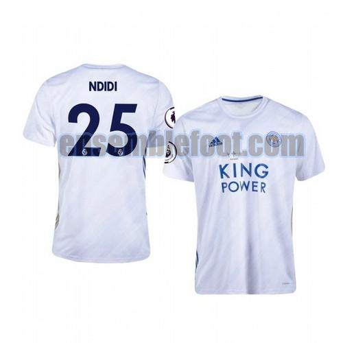 maillots leicester city 2020-2021 exterieur wilfred ndidi 25