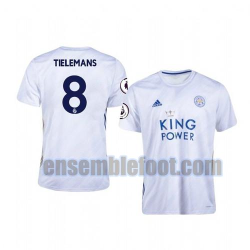 maillots leicester city 2020-2021 exterieur youri tielemans 8