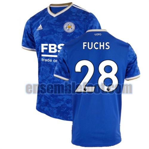 maillots leicester city 2021-2022 domicile fuchs 28