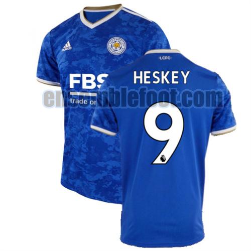 maillots leicester city 2021-2022 domicile heskey 9