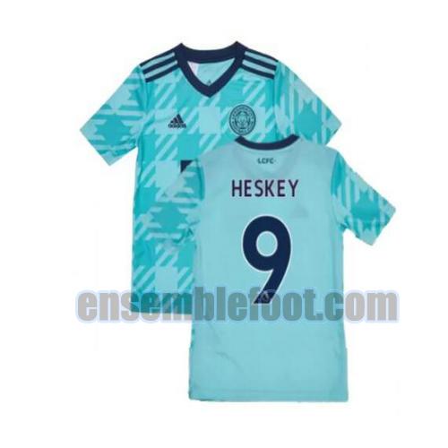 maillots leicester city 2021-2022 exterieur heskey 9