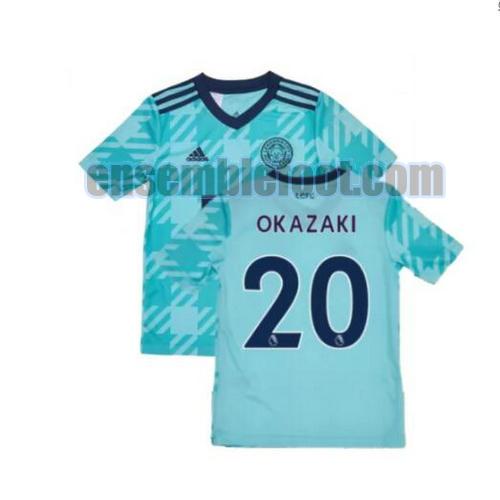 maillots leicester city 2021-2022 exterieur okazaki 20