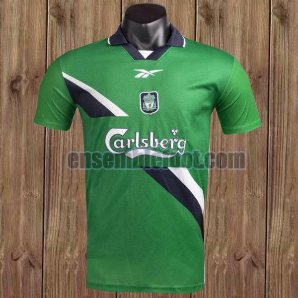 maillots liverpool 1999-2000 vert exterieur