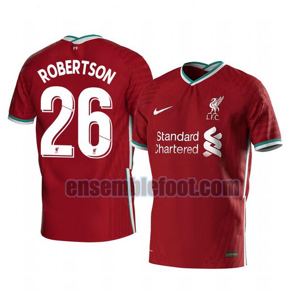 maillots liverpool 2020-2021 domicile andrew robertson 26