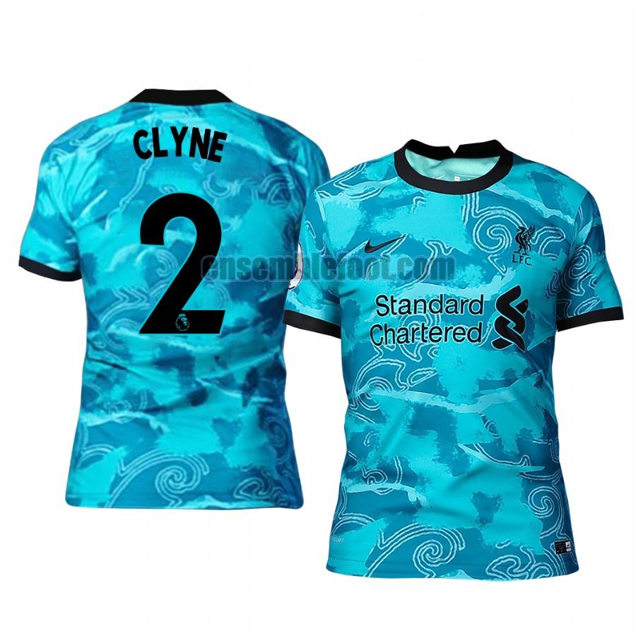 maillots liverpool 2020-2021 exterieur nathaniel clyne 2