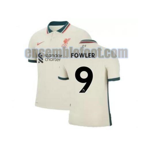 maillots liverpool 2021-2022 exterieur fowler 9