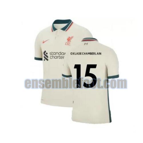 maillots liverpool 2021-2022 exterieur oxlade chamberlain 15