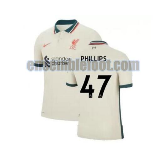 maillots liverpool 2021-2022 exterieur phillips 47