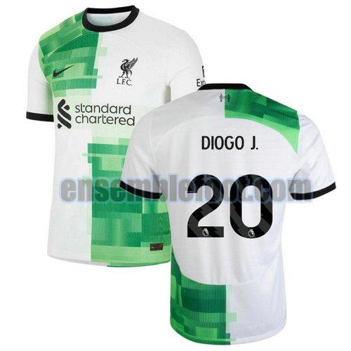 maillots liverpool 2023-2024 exterieur diogo j 20