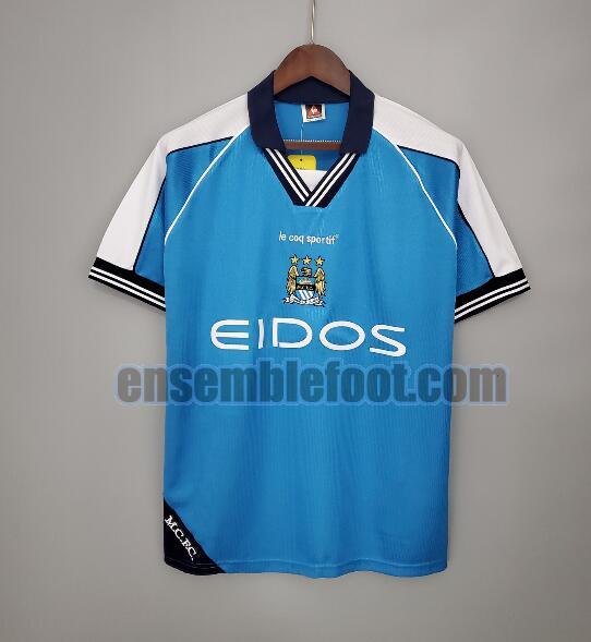 maillots manchester city 1999-2001 domicile