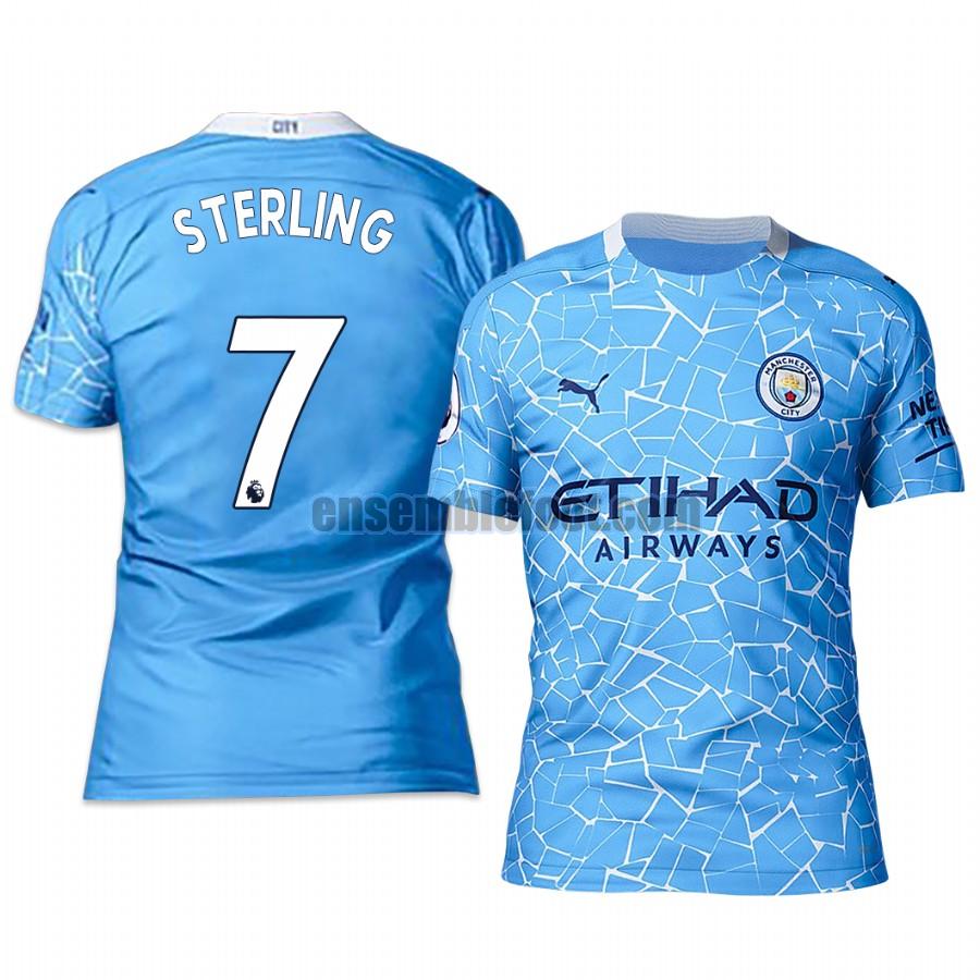 maillots manchester city 2020-2021 domicile raheem sterling 7