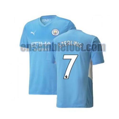 maillots manchester city 2021-2022 domicile sterling 7