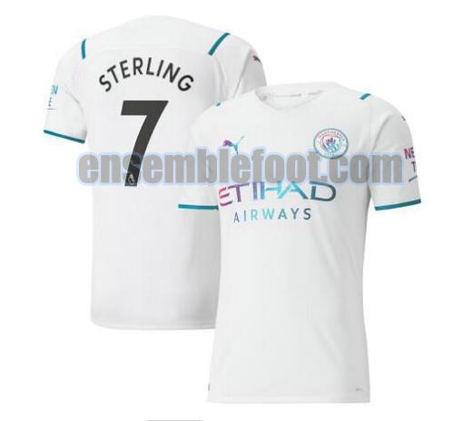 maillots manchester city 2021-2022 exterieur sterling 7