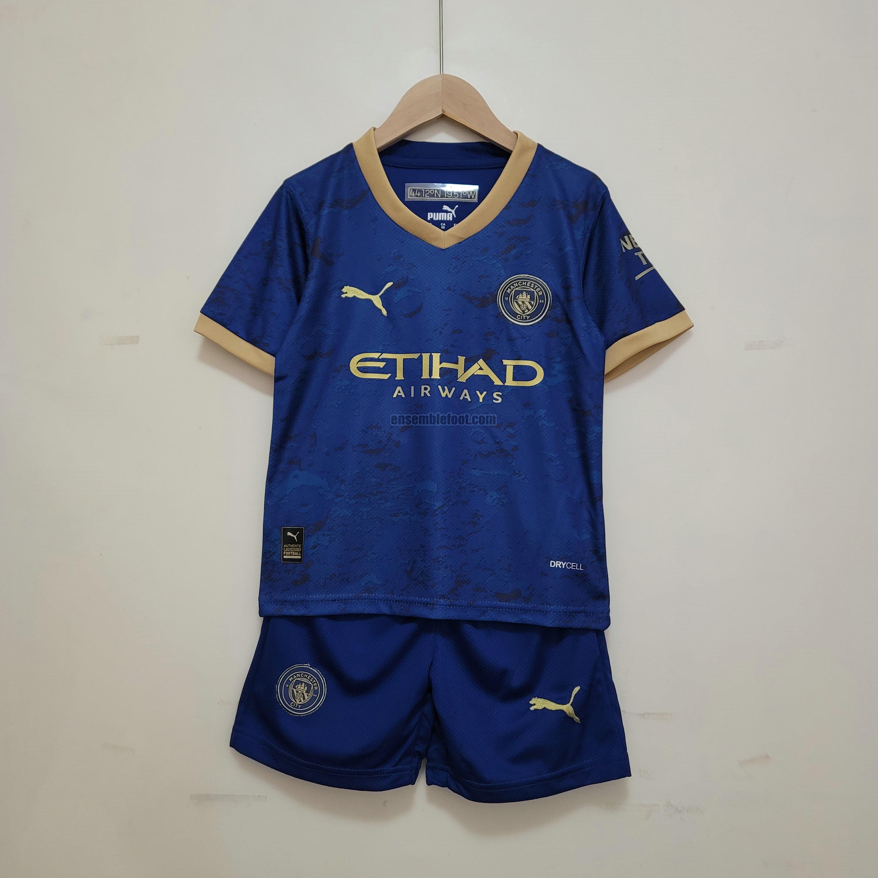 maillots manchester city 2023-2024 enfant blue