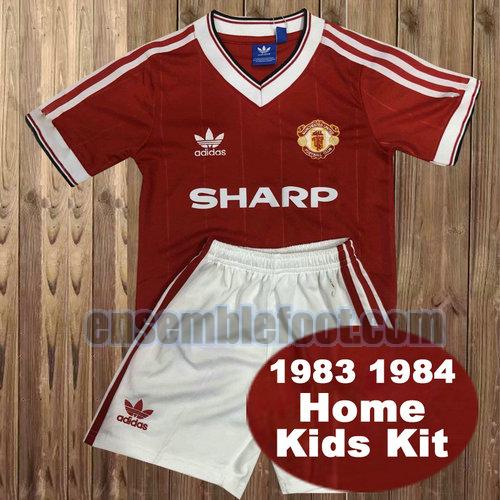 maillots manchester united 1983-1984 domicile