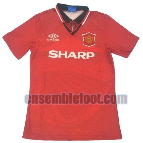 maillots manchester united 1995-1996 thaïlande domicile