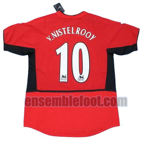maillots manchester united 2002-2004 thaïlande domicile v.nistelrooy 10