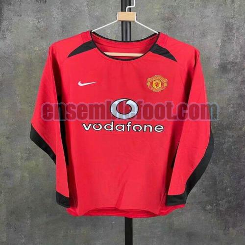 maillots manchester united 2004-2005 hombre manches longues primera