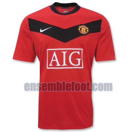 maillots manchester united 2009-2010 rouge domicile