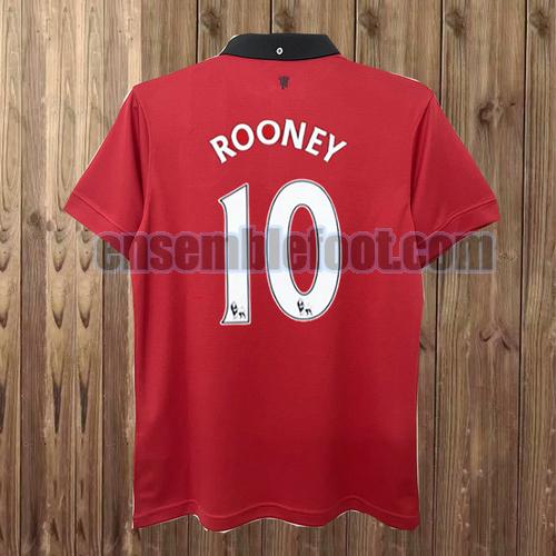 maillots manchester united 2013-2014 rooney 10 domicile