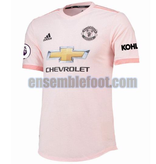 maillots manchester united 2018-2019 rose exterieur