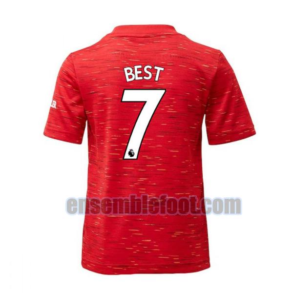 maillots manchester united 2020-2021 domicile best 7