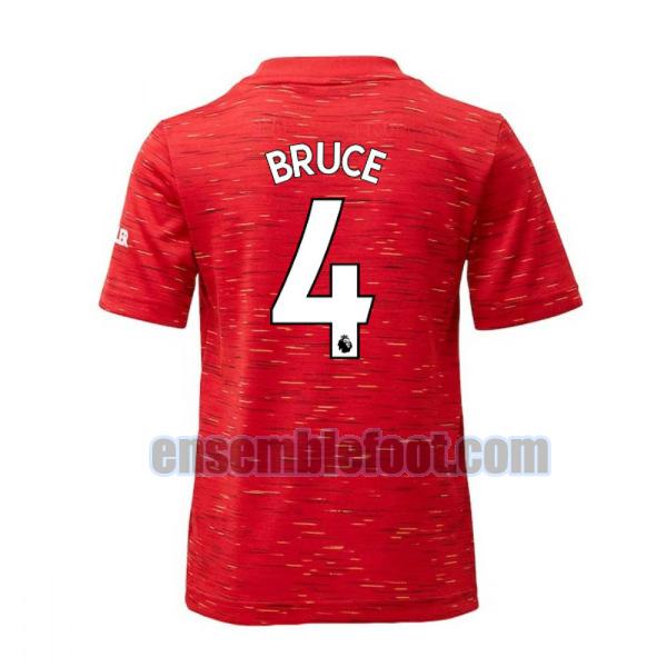 maillots manchester united 2020-2021 domicile bruce 4