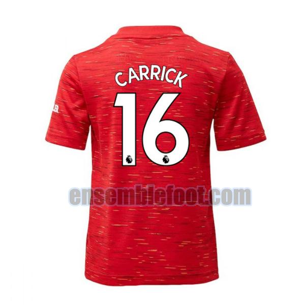 maillots manchester united 2020-2021 domicile carrick 16