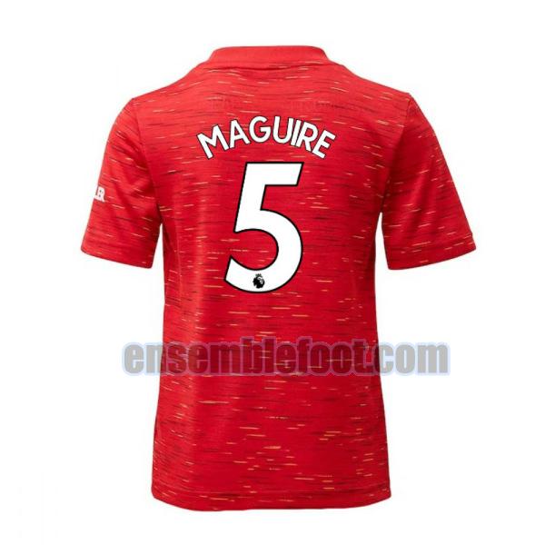maillots manchester united 2020-2021 domicile maguire 5