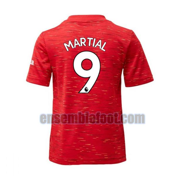 maillots manchester united 2020-2021 domicile martial 9