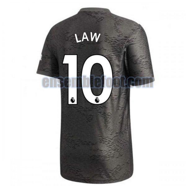 maillots manchester united 2020-2021 exterieur law 10