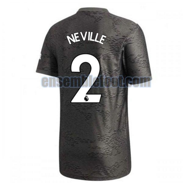 maillots manchester united 2020-2021 exterieur neville 2
