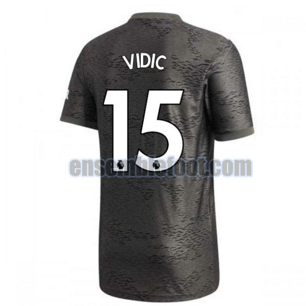 maillots manchester united 2020-2021 exterieur vidic 15