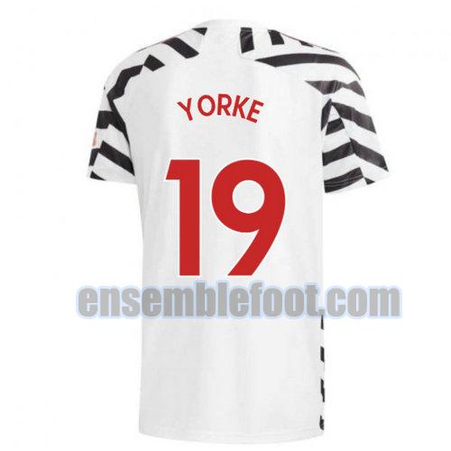 maillots manchester united 2020-2021 troisième yorke 19