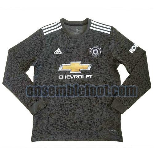 maillots manchester united 2020-2021 manches longues exterieur