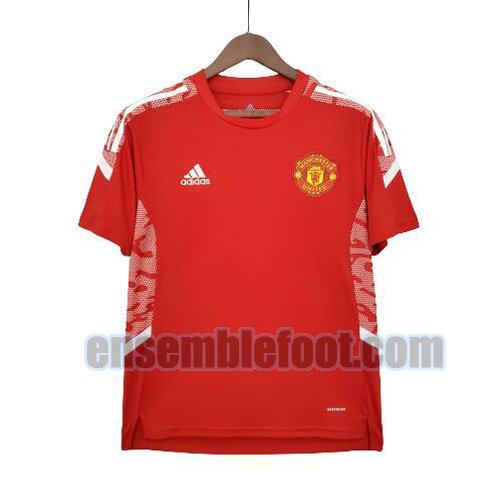 maillots manchester united 2021-2022 combinaison rouge