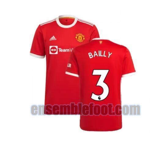 maillots manchester united 2021-2022 domicile bailly 3