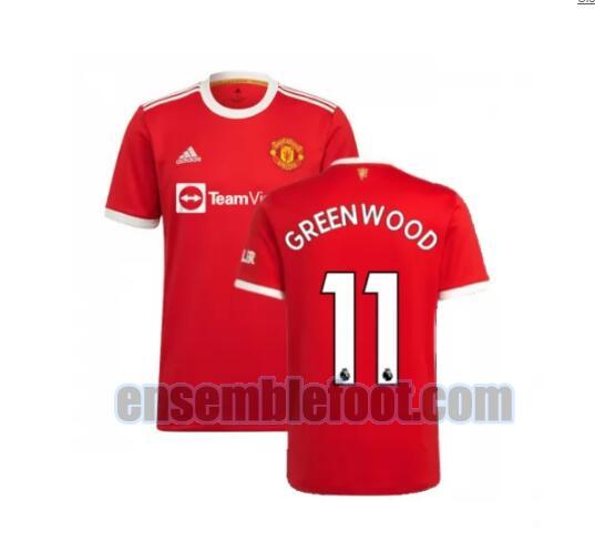 maillots manchester united 2021-2022 domicile greenwood 11