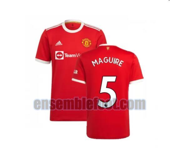 maillots manchester united 2021-2022 domicile maguire 5