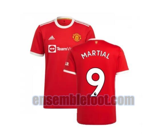 maillots manchester united 2021-2022 domicile martial 9